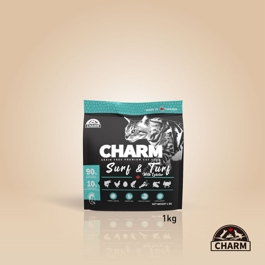 CHARM Surf & Turf Recipe Cat Dry Food (3 Sizes)