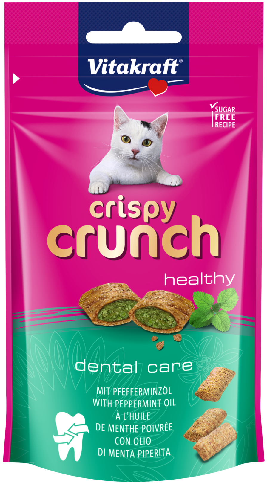 Vitakraft Crispy Crunch Dental Care (Peppermint) 60g X8
