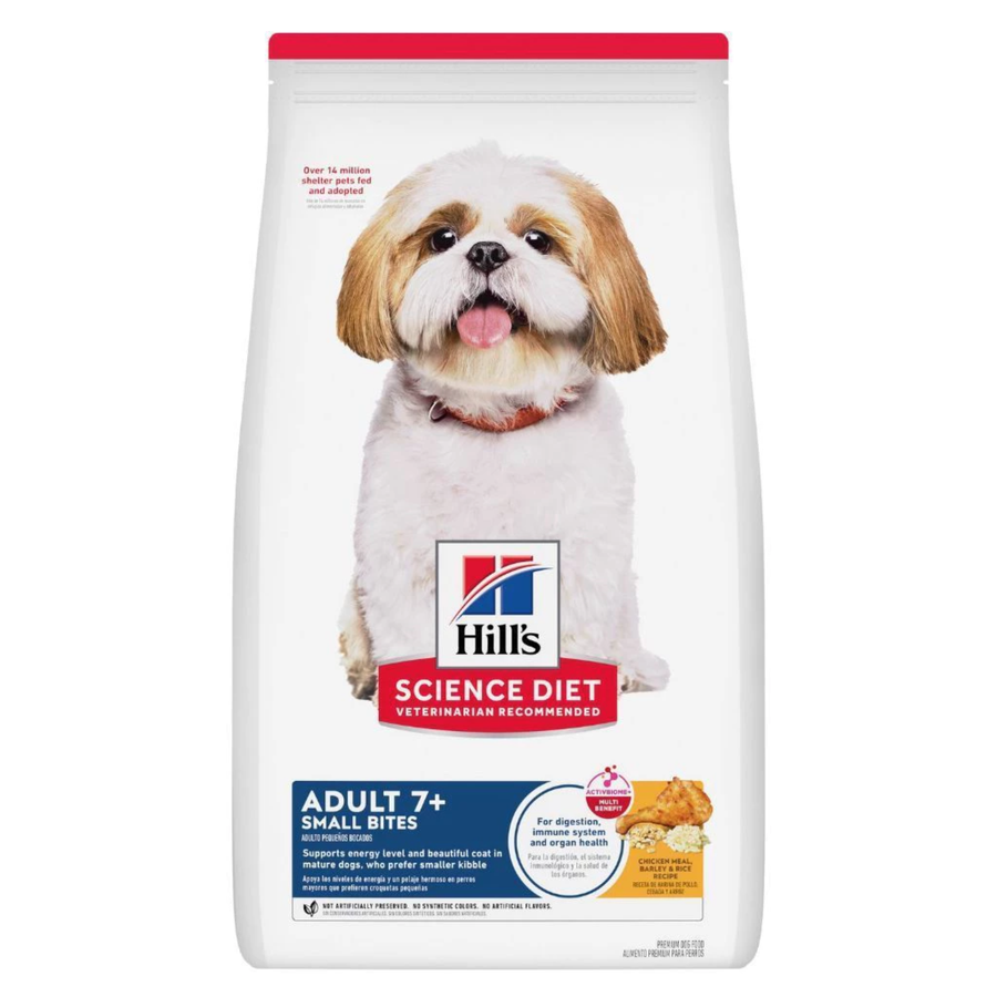 Hill's Science Diet Adult 7+ Small Bites Chicken Meal Barley & Rice Recipe Dry Dog Food