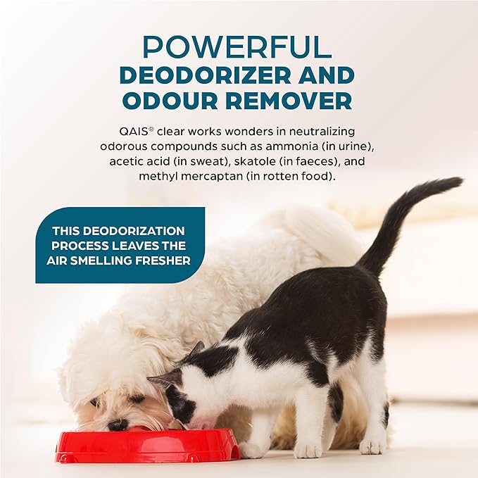 Sunstar Qais Clear Pet Odour Remover & Disinfectant (480ml & 2L)