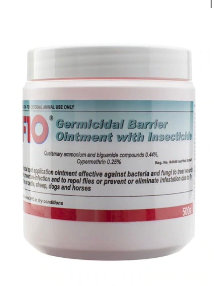 F10 Germicidal Barrier Ointment with Insecticide 500g