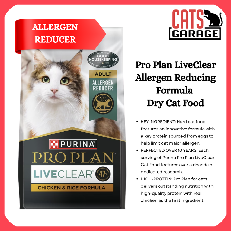 Pro Plan LiveClear | Allergen Reducing Formula Dry Cat Food