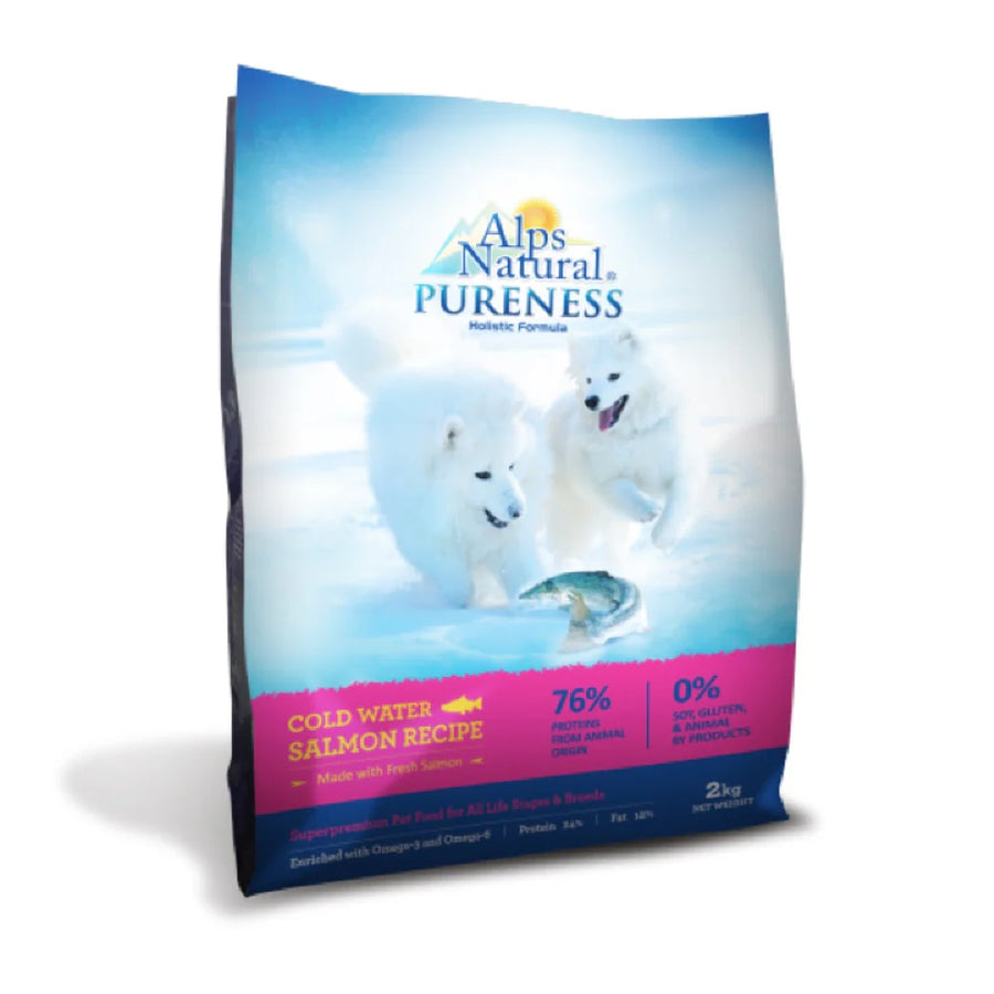Alps Natural Pureness Holistic Cold Water Salmon Dry Dog Food (2kg & 13kg)