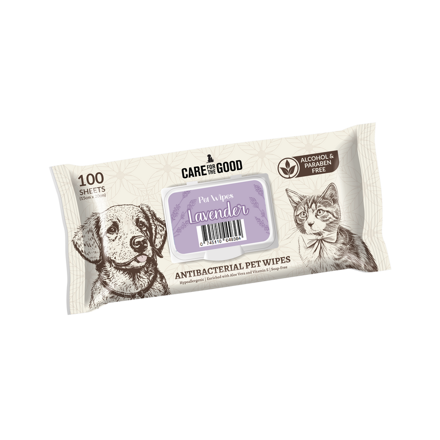 Care For The Good Antibacterial Pet Wipes 100 PCS (15x20 cm)