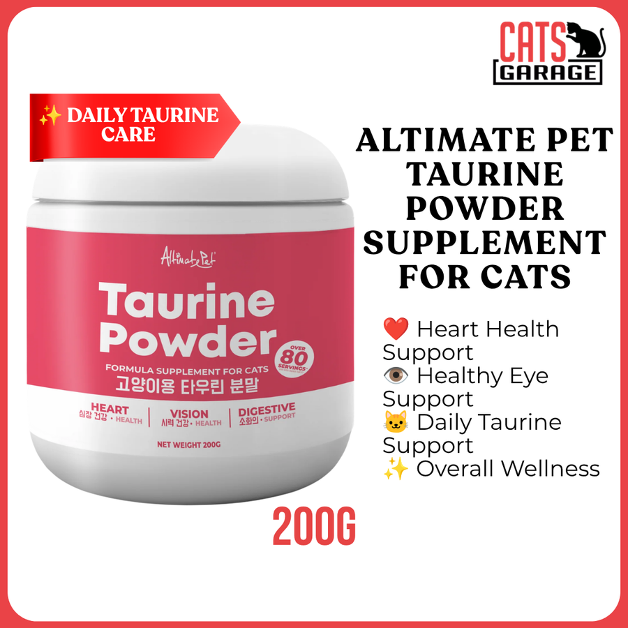 Altimate Pet Taurine Powder Supplement for Cats 200g | Cat Taurine Supplement for Heart, Eye & Overall Health