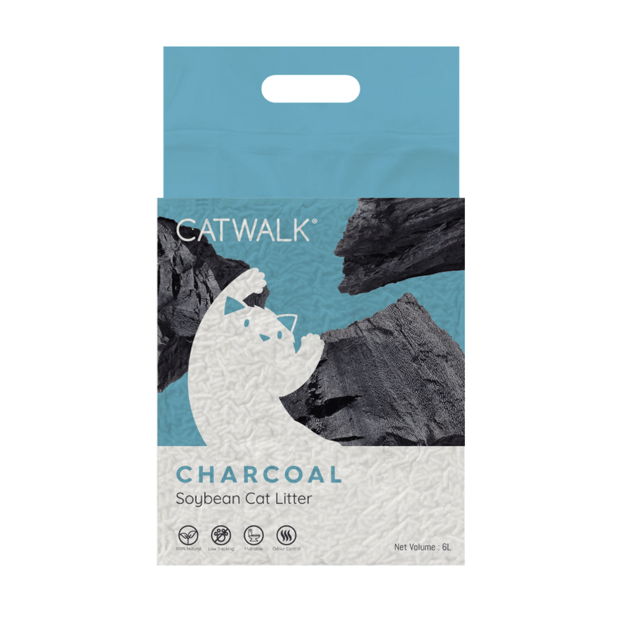 Catwalk CHARCOAL Tofu Cat Litter 6L X6