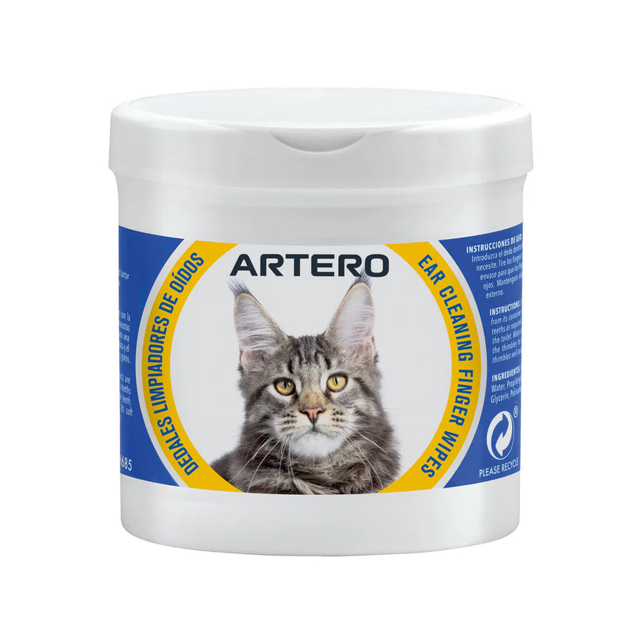 Artero 4Cats Finger Wipes Ears, 50uds
