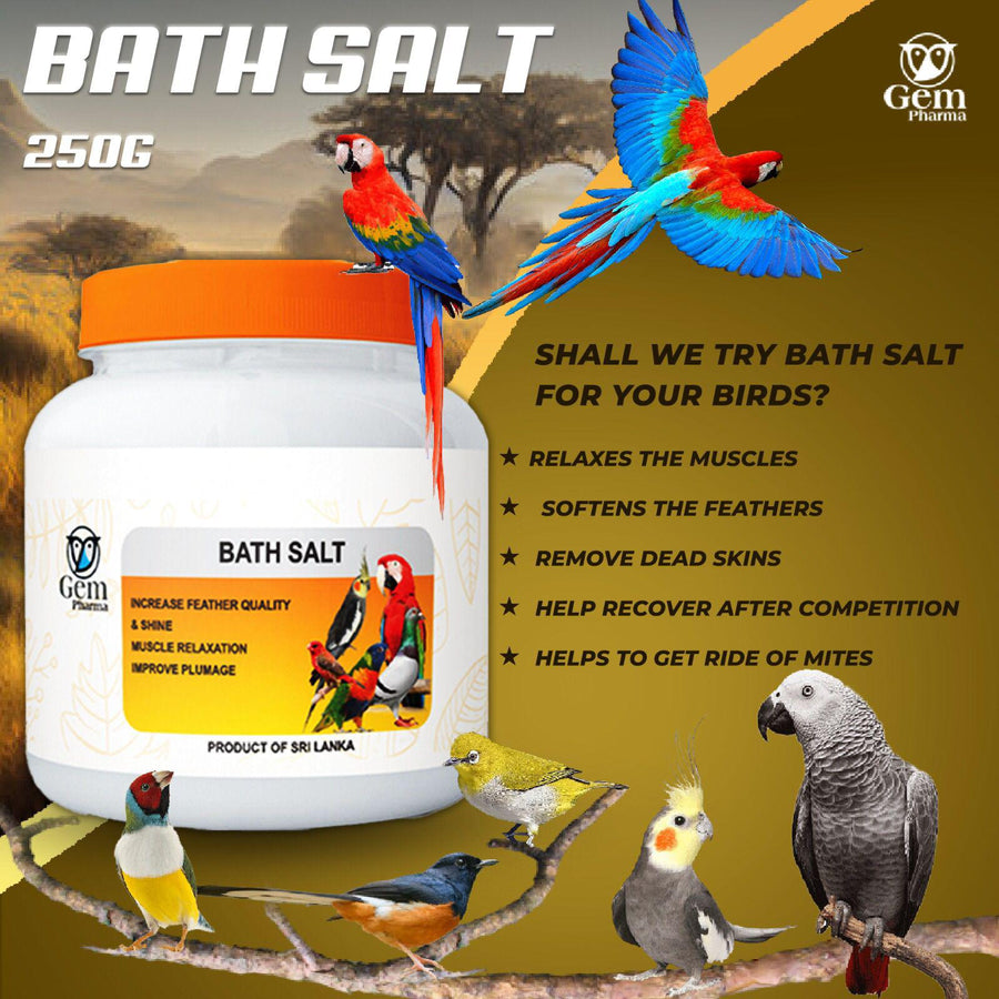 Gem Pharma Bath Salt for Birds 250g
