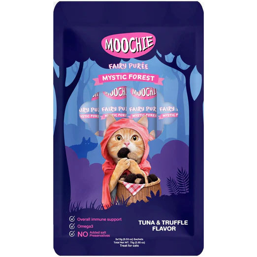 Moochie Fairy Puree Tuna & Truffle Liquid Cat Treats (2 Option)