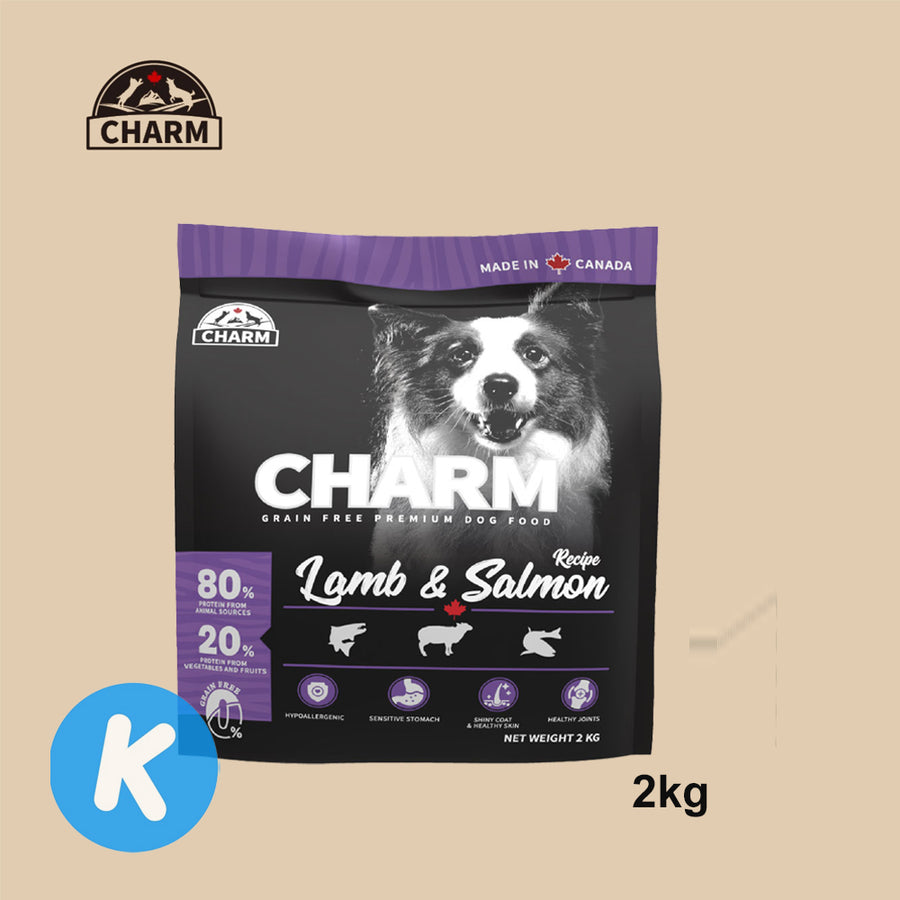CHARM Lamb & Salmon Dog Dry food (3 Sizes)
