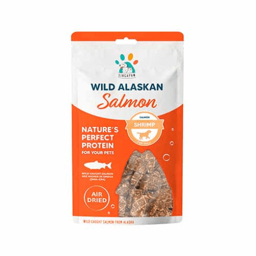 Singapaw Dog & Cats Treats Wild Alaskan Salmon & Shrimp 70g