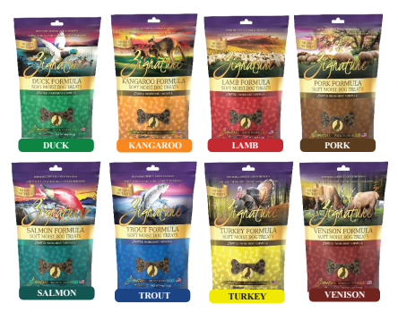 Zignature Formula Soft Moist Dog Treats 113g