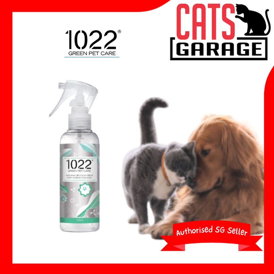 APT. 1022® Natural Dry Clean Spray with Marine Collagen (Cat & Dog) 150ml