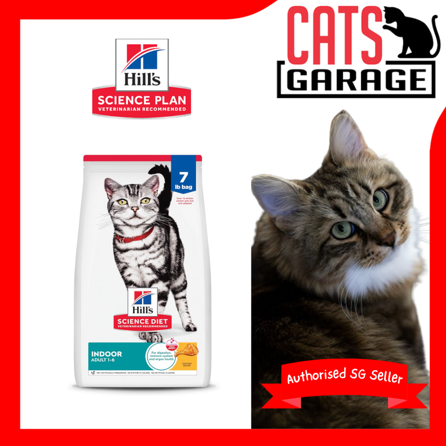 Hill's Science Diet Adult Indoor Cat Dry Food (2 Sizes)