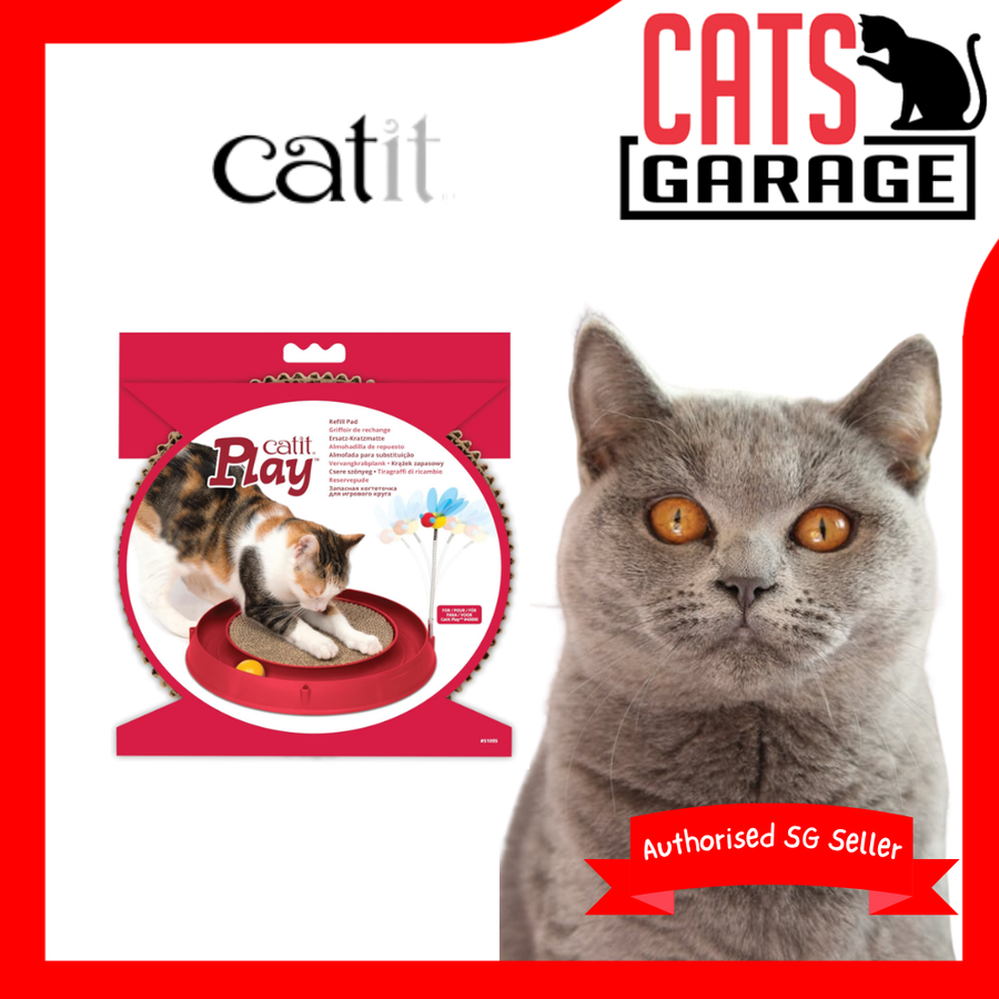 Catit® Play 3 in 1 Circuit Ball Toy with Scratch Pad for Cats