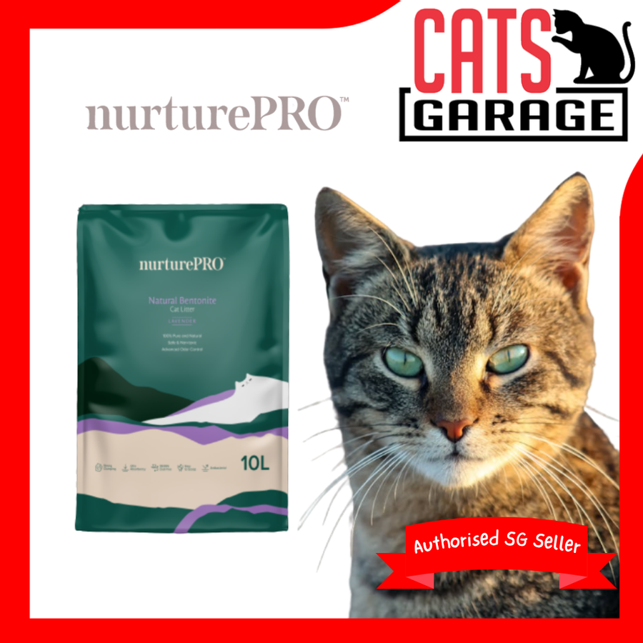 Nurture Pro Natural Bentonite Cat Litter Lavender 10L
