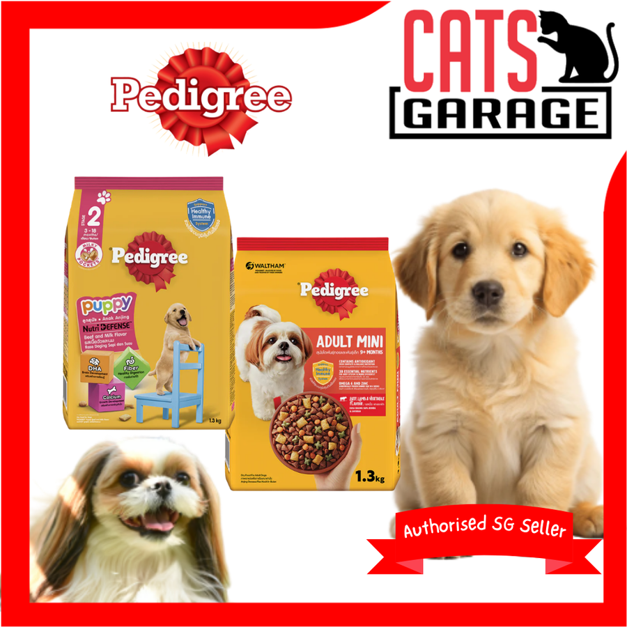 Pedigree Dry Dog Food - Adult Mini/Puppy Dog 1.3kg