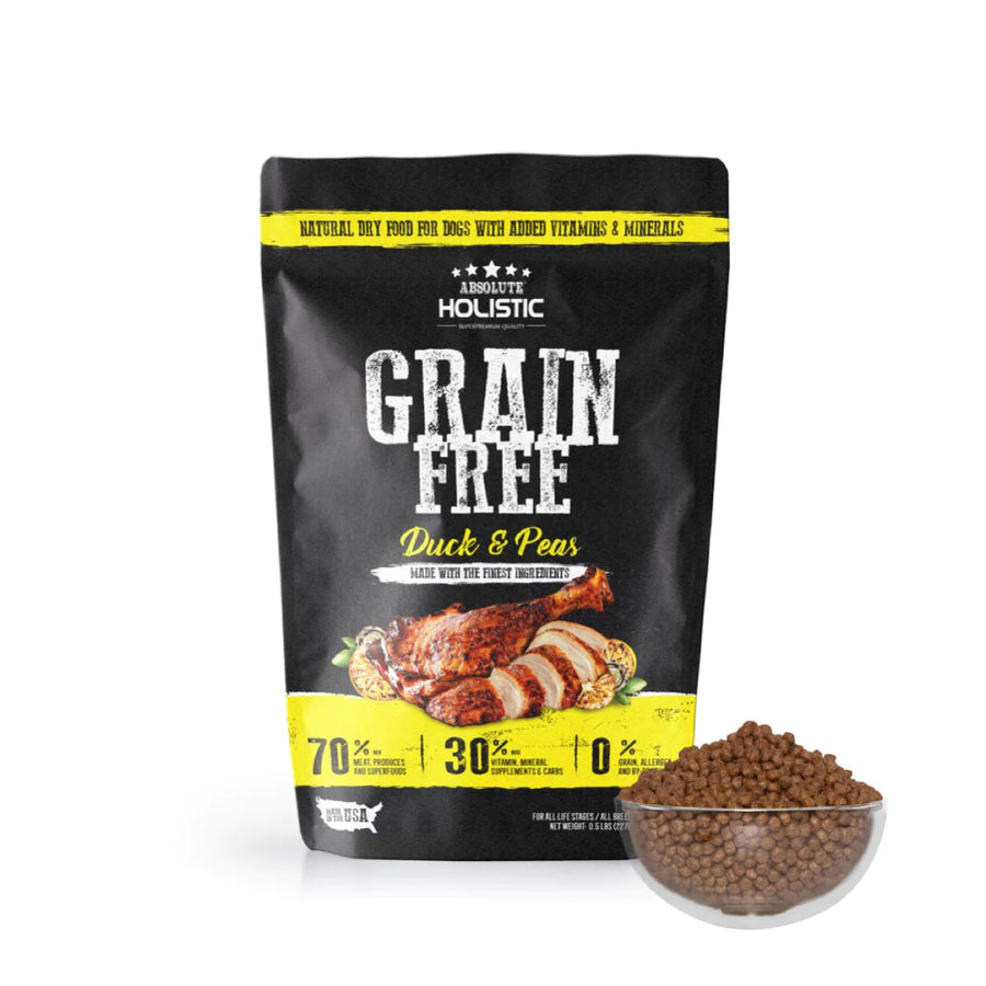 Absolute Holistic Duck & Peas Grain-Free Dry Dog Food (2 Sizes)