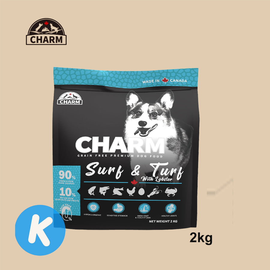 CHARM Surf & Turf Dog Dry Food (3 Sizes)