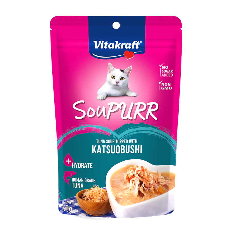 Vitakraft Cat Soupurr Tuna Soup Topped with Katsuobushi 50g X48