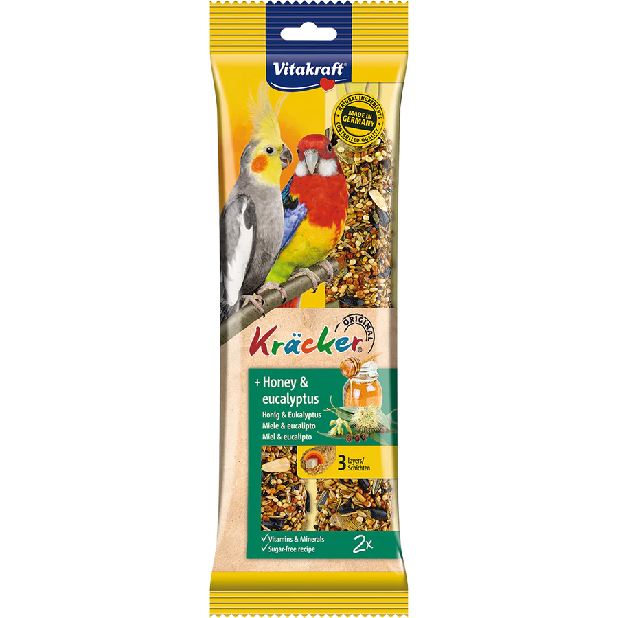 Vitakraft Kracker Honey Australian Cockatiel 2pcs