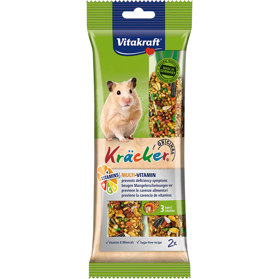 Vitakraft Kracker Sticks With Multi-Vitamin Hamster 112g