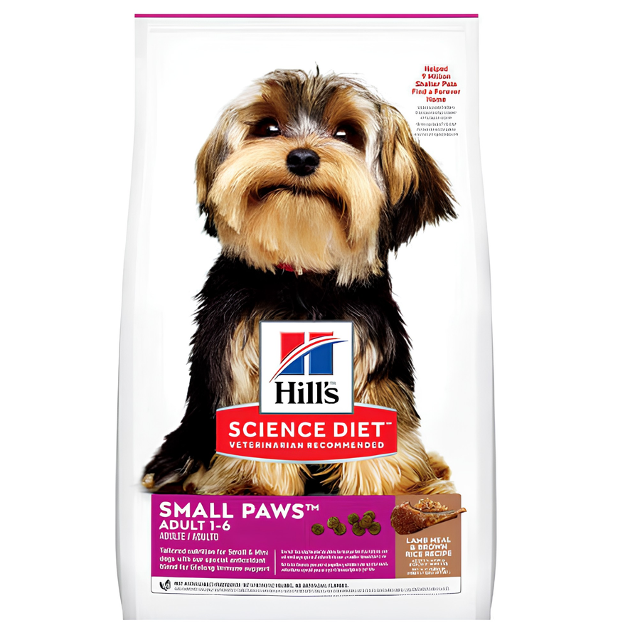 Hill's Science Diet Adult Small Paws Lamb & Brown Rice Dry Dog Food 2kg