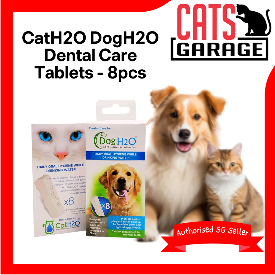 CatH2O DogH2O Dental Care Tablets - 8pcs