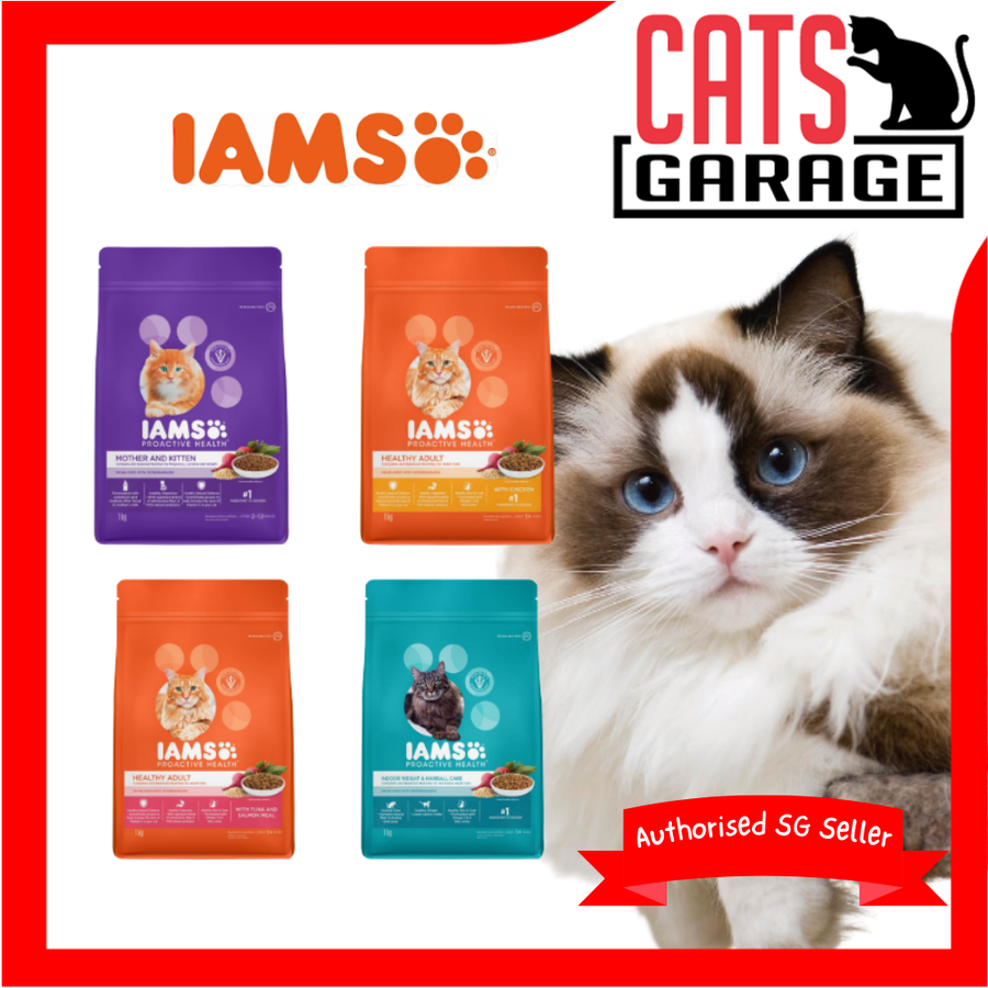 IAMS Assorted Cat Dry Food For Mother/Adult Cat 8kg/15kg