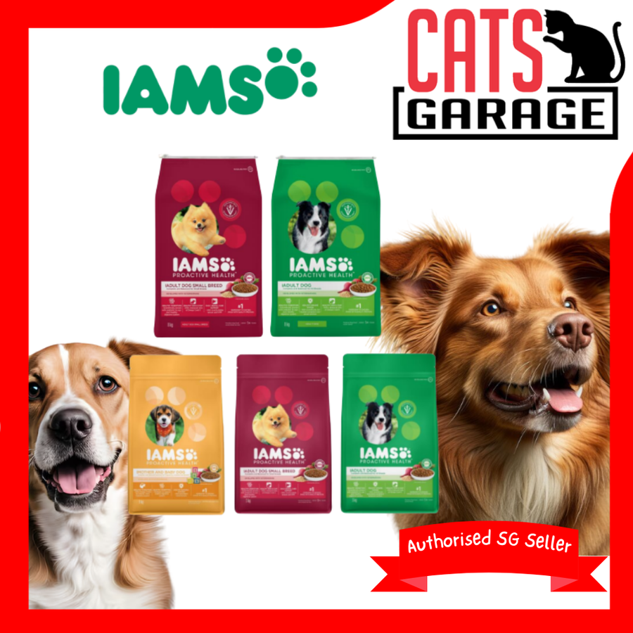 IAMS Dry Dog Food – Complete & Balanced Nutrition 1.5kg/3kg/8kg