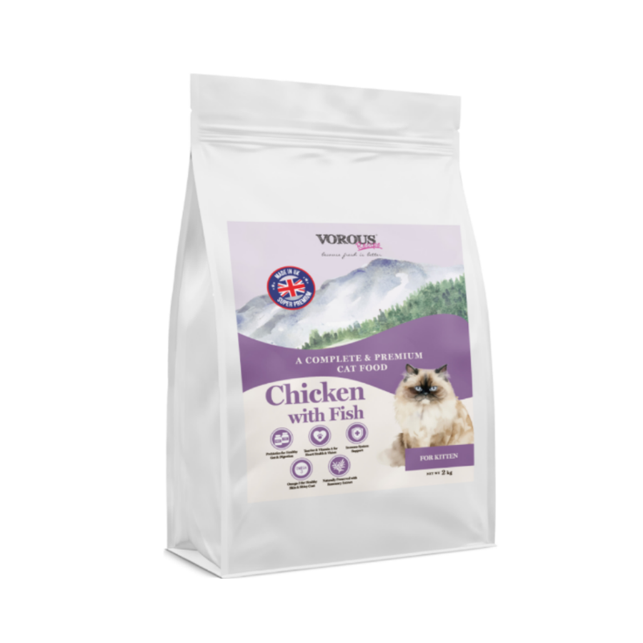 Vorous Super Premium Kitten & Cat Dry Food Recipes 2kg/10kg