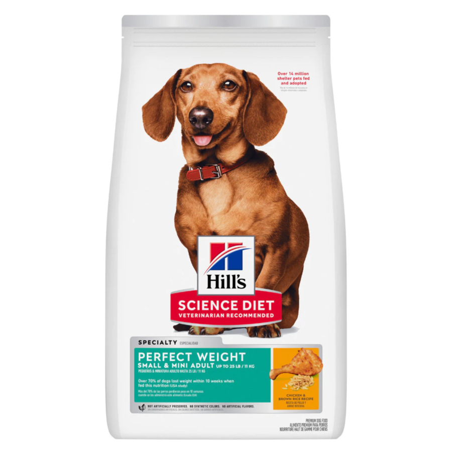 Hill's Science Diet Adult Perfect Weight Small & Mini Chicken Dry Dog Food 1.8kg