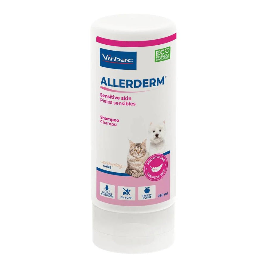 Virbac Allerderm Sensitive Skin Shampoo 250ml - Cats Garage