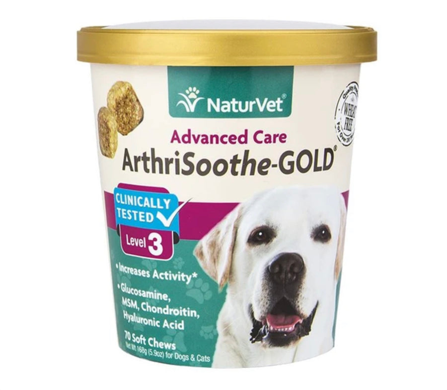 NaturVet ArthriSoothe-GOLD Level 3 Soft Chew Cup 70 count
