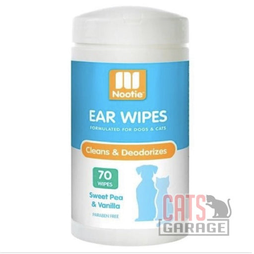 Nootie™ Ear Wipes Sweet Pea & Vanilla 70 wipes [Dogs & Cats]