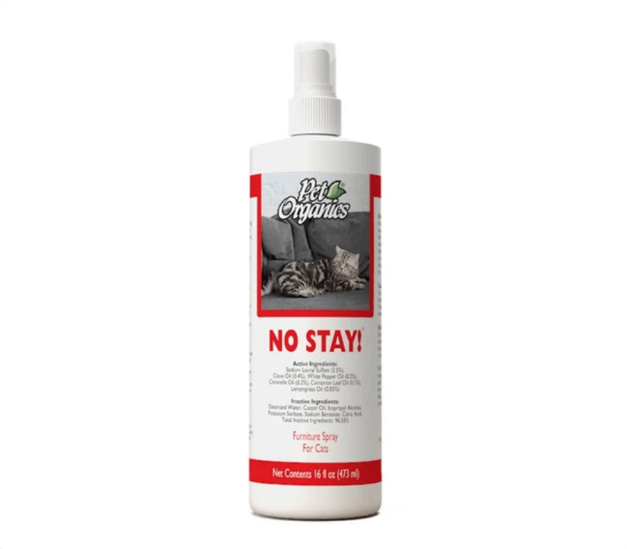NaturVet Pet Organics No Stay! Furniture Spray For Cats 473ml