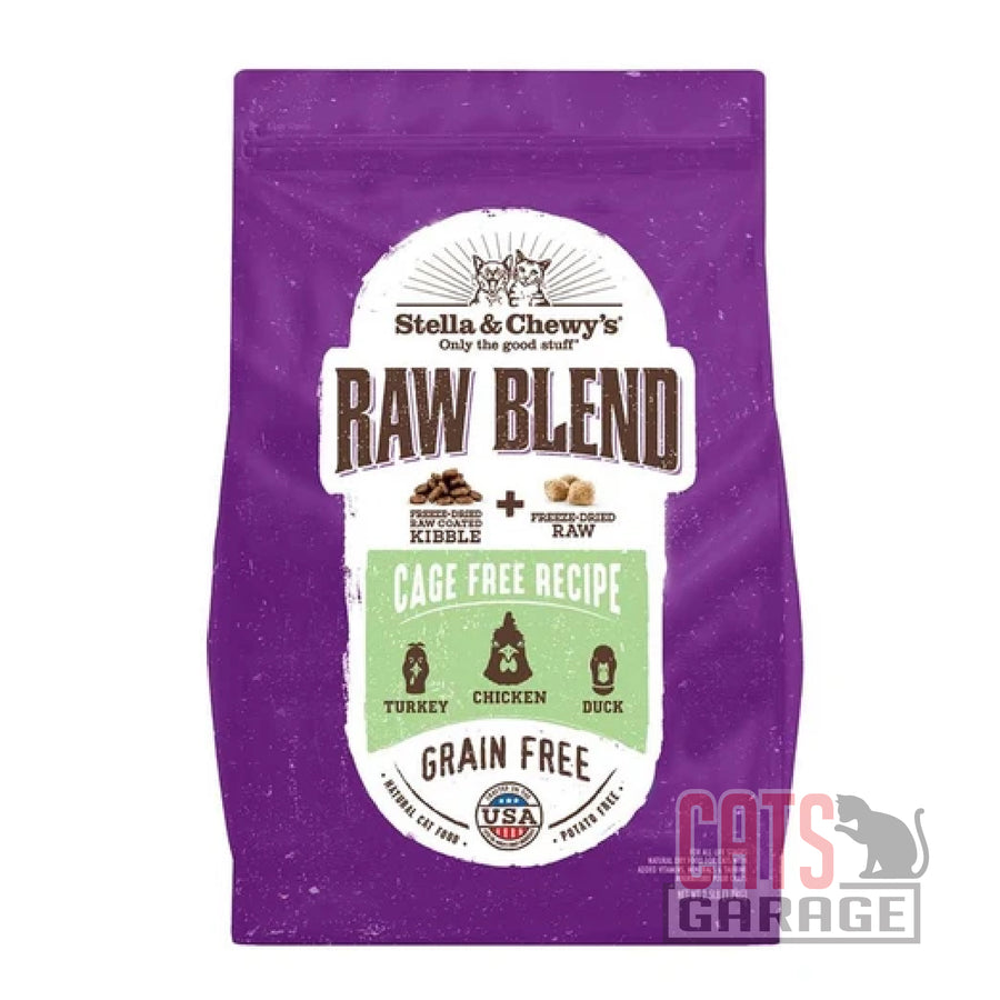 Stella & Chewy’s Freeze-Dried Raw Blend Kibble Cage Free Chicken Grain-Free Dry Cat Food 5lbs