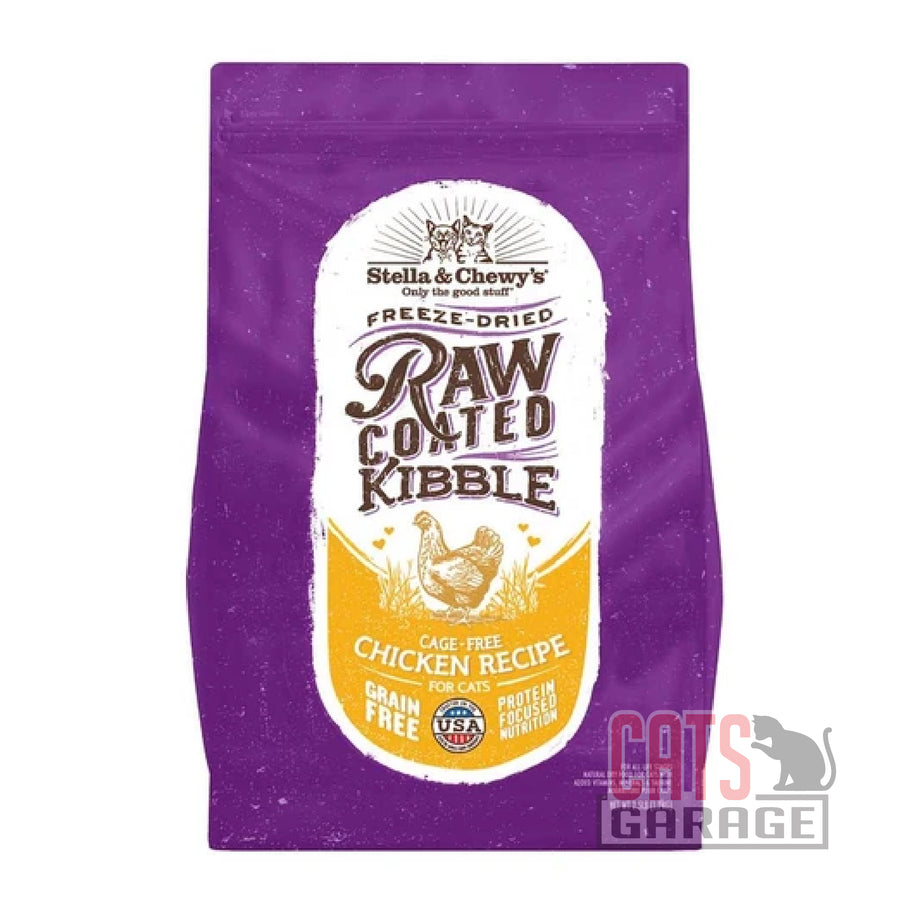 Stella & Chewy’s Freeze-Dried Raw Coated Kibble Chicken Grain-Free Dry Cat Food (2 Sizes)