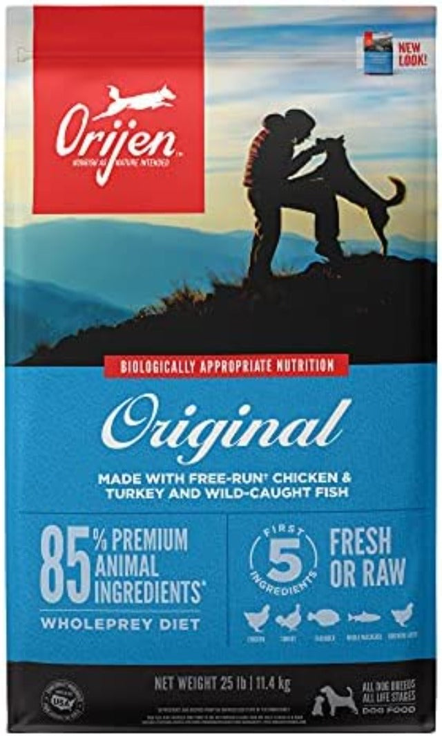 ORIJEN Original Dry Dog Food 2kg / 6kg / 11.4kg | Biologically Appropriate High Protein Dog Kibble