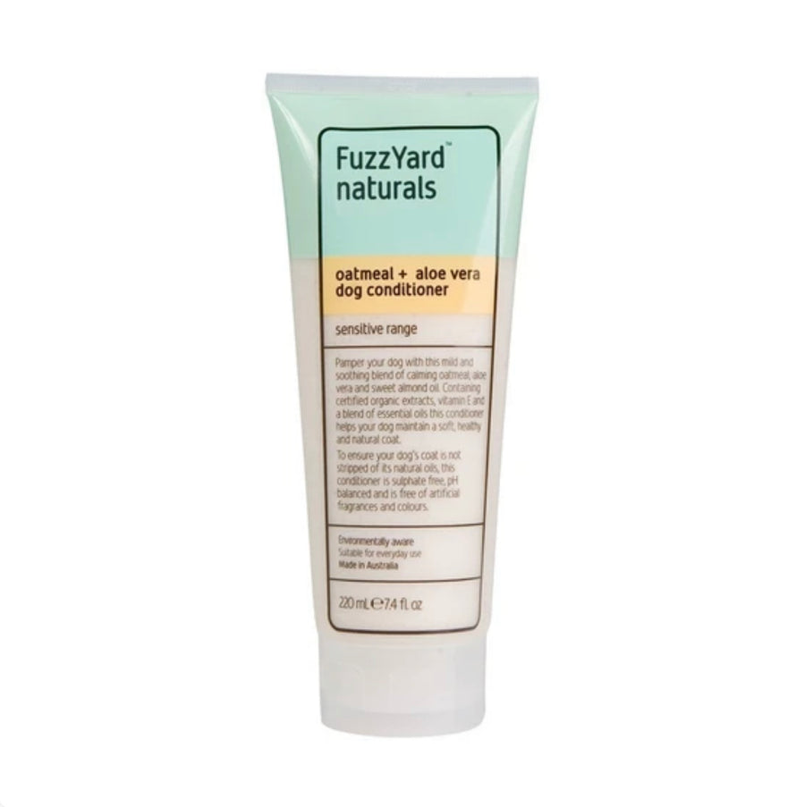FuzzYard Oatmeal and Aloe Vera Sensitive Conditioner for Dogs 220ml