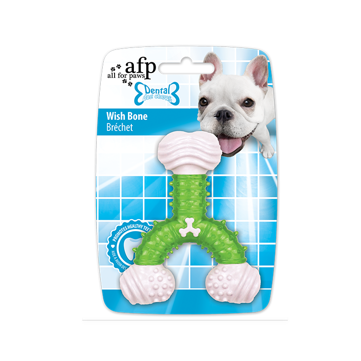 All For Paws Dental Chews Dental Wish Bone Green