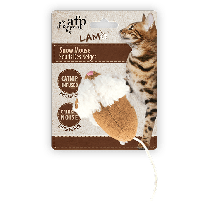 All For Paws Lambswool Snow Mouse White
