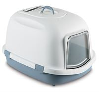 Stefanplast Super Queen Cat Litter Box Steel Blue