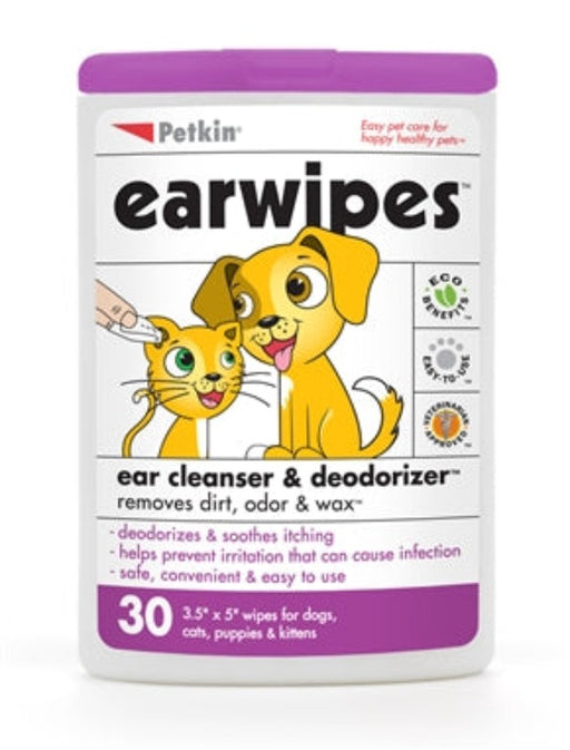 Petkin Ear Wipes (30ct)