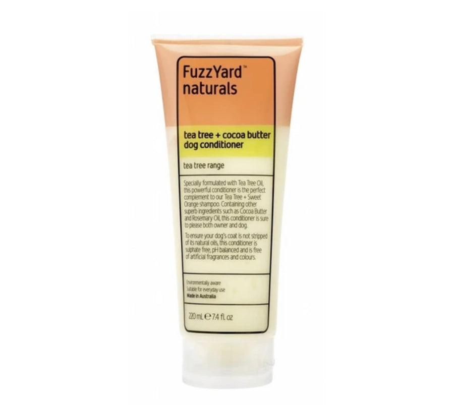 FuzzYard Tea Tree and Cocoa Butter Conditioner for Dogs 220ml
