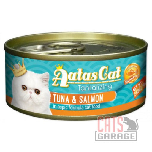 AATAS CAT Tantalizing Tuna & Salmon in Aspic Formula Cat Wet Food 80g X24