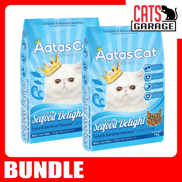 AATAS CAT Seafood Delight Tuna & Sardine Cat Dry Food 7kg