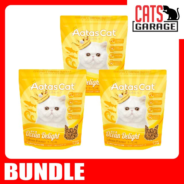 AATAS CAT Ocean Delight Salmon Cat Dry Food (2 Sizes)
