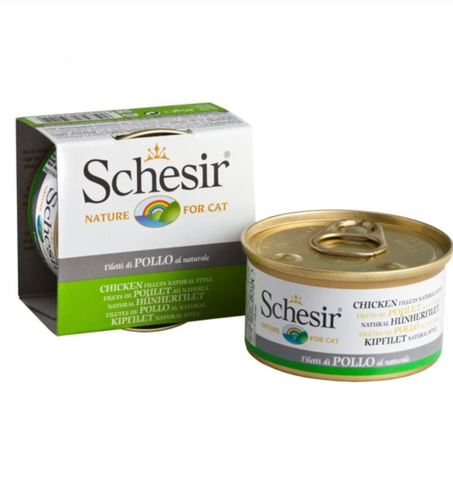 Schesir Chicken Fillet in Water Canned Cat Food 85g X14