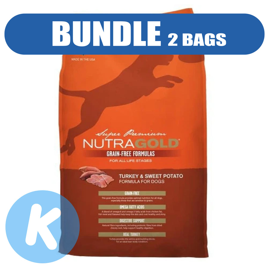 NutraGold - Grain Free Turkey & Sweet Potato Dry Dog Food 13kg